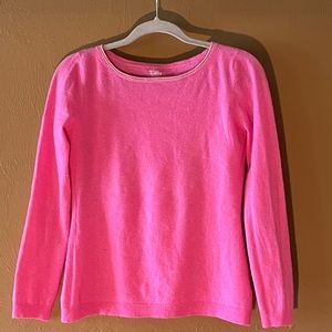 Lilly Pulitzer Pink Cashmere Sweater Medium